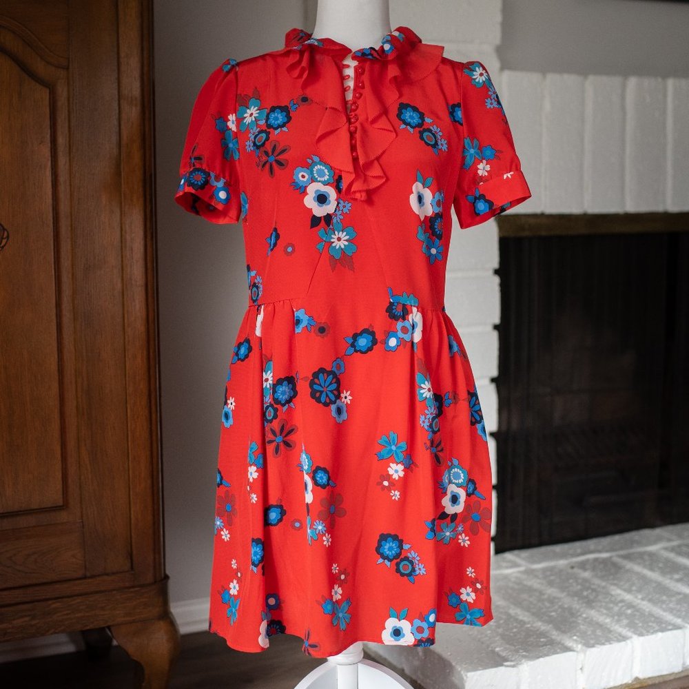 Juicy Couture Black Label Spring 2018 mini Red Dress SIZE S